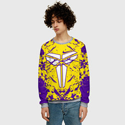 Свитшот мужской ЛЕЙКЕРС LOS ANGELES LAKERS,, цвет: 3D-меланж — фото 2