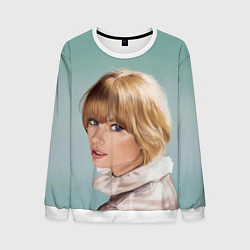 Свитшот мужской Обворожительная Тейлор, цвет: 3D-белый