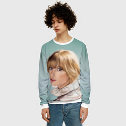 Свитшот мужской Обворожительная Тейлор, цвет: 3D-белый — фото 2