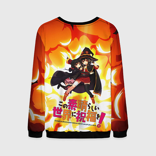 Мужской свитшот MeguminYunyun / 3D-Черный – фото 2