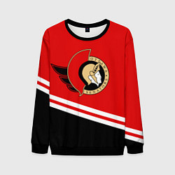 Свитшот мужской Оттава Сенаторз, цвет: 3D-черный