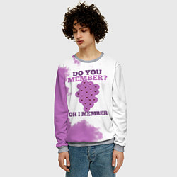 Свитшот мужской А ты помнишь? Ох я помню Южный Парк, цвет: 3D-меланж — фото 2