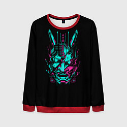 Свитшот мужской НЕОНОВЫЙ САМУРАЙ NEON RONIN NEON SAMURAI, цвет: 3D-красный