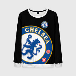 Свитшот мужской ЧЕЛСИ CHELSEA BIG LOGO, цвет: 3D-белый