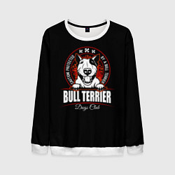 Свитшот мужской Бультерьер Bull Terrier, цвет: 3D-белый