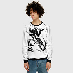 Свитшот мужской SONIC BLACK СОНИК, цвет: 3D-черный — фото 2