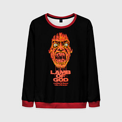 Свитшот мужской Scary zombie LOG, цвет: 3D-красный