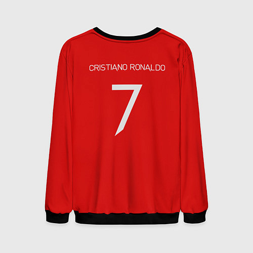 Мужской свитшот Manchester Ronaldo / 3D-Черный – фото 2