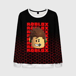 Мужской свитшот ROBLOX LEGO FACE УЗОР СОТЫ