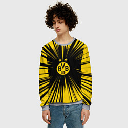 Свитшот мужской Borussia Dortmund Crush Theme, цвет: 3D-меланж — фото 2