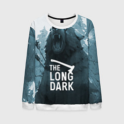 Свитшот мужской The Long Dark медведь, цвет: 3D-белый