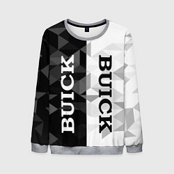 Свитшот мужской Buick Black And White, цвет: 3D-меланж