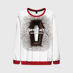 Свитшот мужской Death Magnetic - Metallica, цвет: 3D-красный