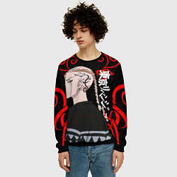 Свитшот мужской ДРАКЕН ИЗ ТОСВЫ ТОКИЙСКИЕ, цвет: 3D-черный — фото 2