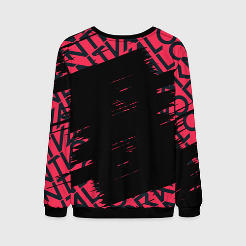 Мужской свитшот Valorant паттерн / 3D-Черный – фото 2