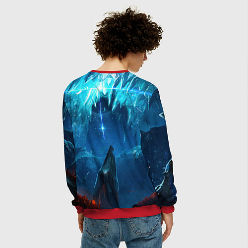 Мужской свитшот Deep Rock Galactic Scout / 3D-Красный – фото 4