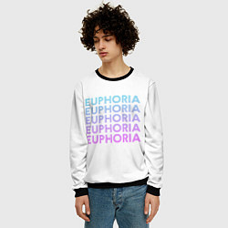 Свитшот мужской Эйфория Euphoria, цвет: 3D-черный — фото 2