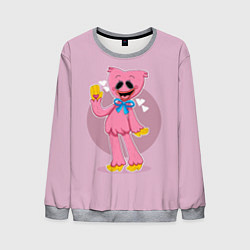 Свитшот мужской KISSY MISSY POPPY PLAYTIME ПОППИ ПЛЕЙТАЙМ КИССИ МИ, цвет: 3D-меланж