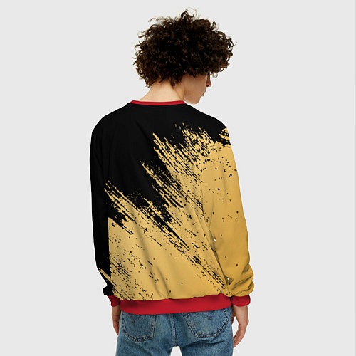 Мужской свитшот Bendy and the ink machine - Вектор / 3D-Красный – фото 4