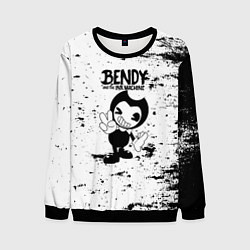 Мужской свитшот Bendy and the ink machine - Black & White