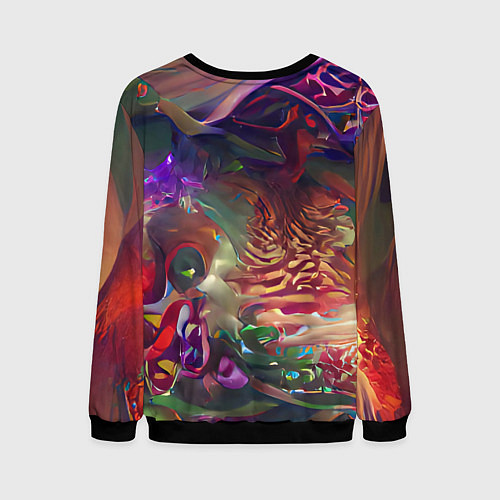 Мужской свитшот Рождественские тайны / 3D-Черный – фото 2