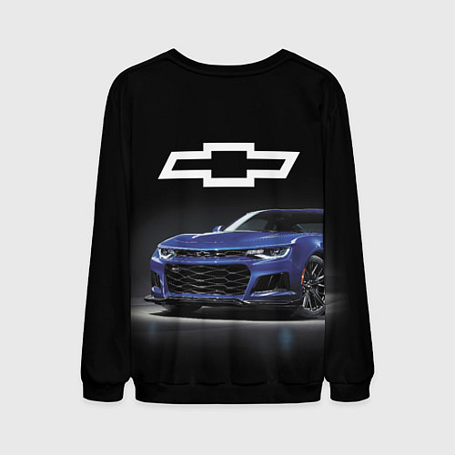 Мужской свитшот Chevrolet Camaro ZL1 Motorsport / 3D-Черный – фото 2