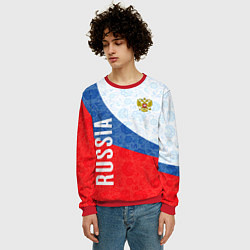 Свитшот мужской RUSSIA SPORT STYLE РОССИЯ СПОРТИВНЫЙ СТИЛЬ, цвет: 3D-красный — фото 2