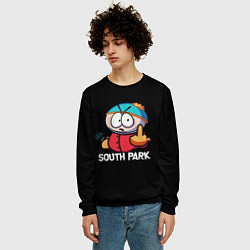 Свитшот мужской Южный парк Эрик South Park, цвет: 3D-черный — фото 2