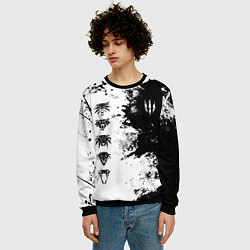 Свитшот мужской ШКОЛЫ И ЗНАКИ ВЕДЬМАКОВ, цвет: 3D-черный — фото 2