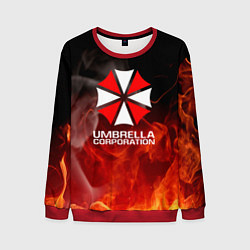 Мужской свитшот Umbrella Corporation пламя