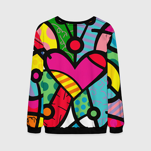 Мужской свитшот Ромеро Бритто Арт / 3D-Черный – фото 2