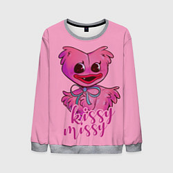 Свитшот мужской Pink Kissy Missy, цвет: 3D-меланж
