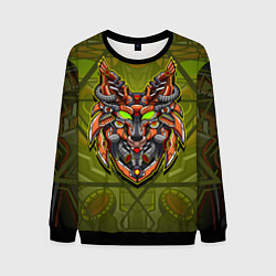 Мужской свитшот Кибер-лис