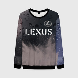 Свитшот мужской LEXUS Lexus - Краски, цвет: 3D-черный
