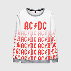 Мужской свитшот Acdc Паттерн