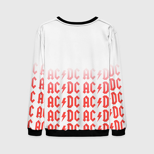 Мужской свитшот Acdc Паттерн / 3D-Черный – фото 2
