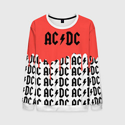 Свитшот мужской Ac dc rock, цвет: 3D-белый