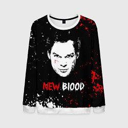 Свитшот мужской Декстер Новая Кровь Dexter New Blood, цвет: 3D-белый