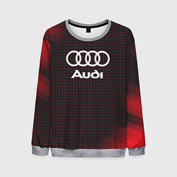 Свитшот мужской Audi logo, цвет: 3D-меланж