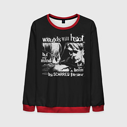 Свитшот мужской Джеймс Сандерленд, цвет: 3D-красный