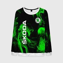 Мужской свитшот Skoda: Green Smoke