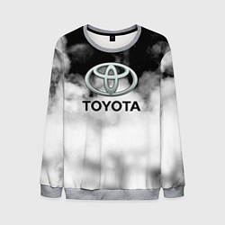 Свитшот мужской Toyota облако, цвет: 3D-меланж