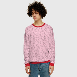 Свитшот мужской Фаллос, цвет: 3D-красный — фото 2