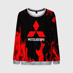 Мужской свитшот Mitsubishi Red Fire