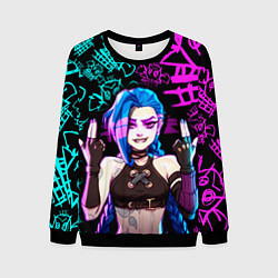 Мужской свитшот JINX ДЖИНКС NEON PATTERN