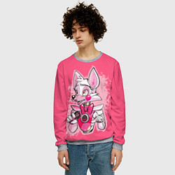 Свитшот мужской Funtime Foxy, цвет: 3D-меланж — фото 2