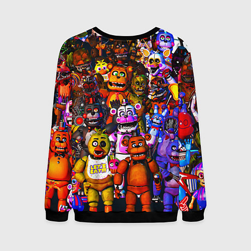 Мужской свитшот Fnaf UCN / 3D-Черный – фото 2