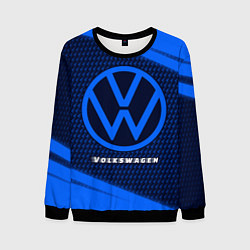 Свитшот мужской VOLKSWAGEN Volkswagen Абстракция, цвет: 3D-черный