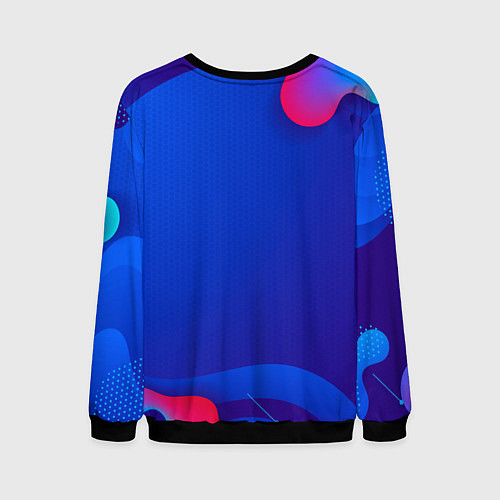 Мужской свитшот Синий globox Rayman / 3D-Черный – фото 2