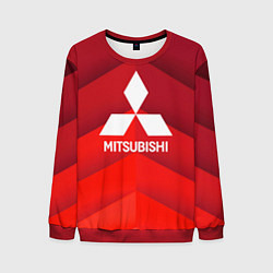 Свитшот мужской Митсубиси mitsubishi, цвет: 3D-красный